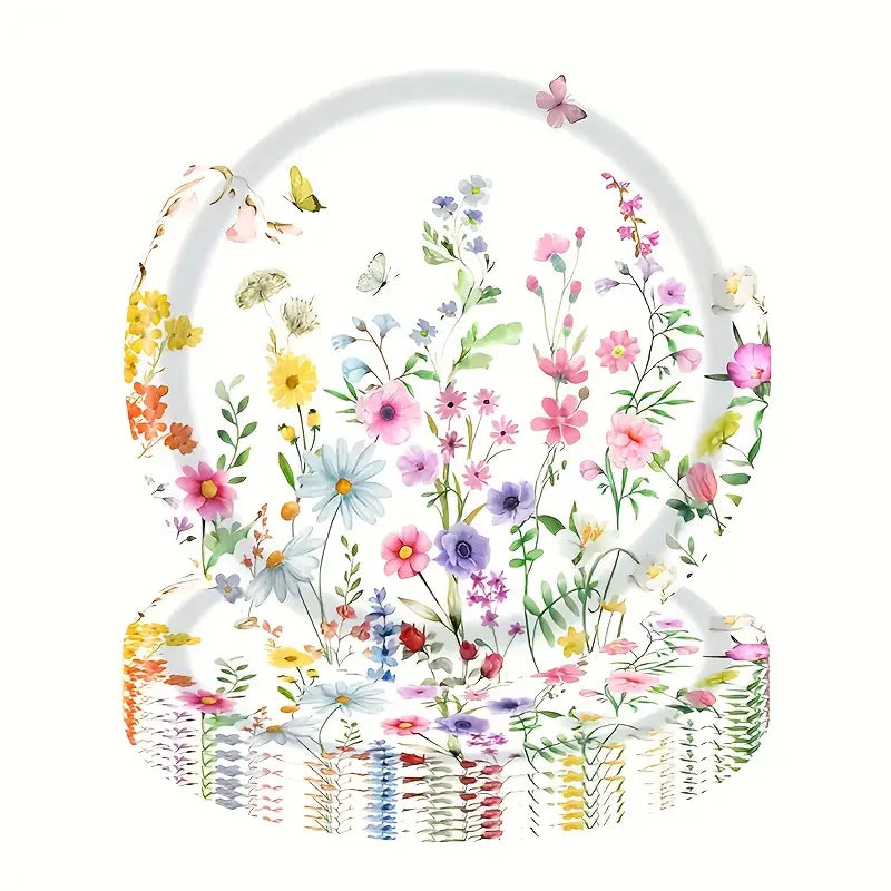 68pcs Wildflowers Party Supplies Set for 16 guests